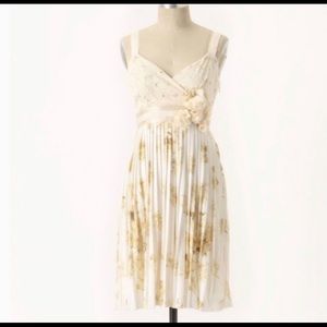Anthropologie Deletta Rosette Floral Dress